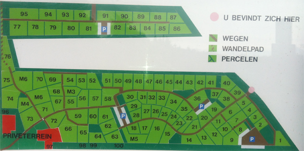 Plattegrond 't Hogeveld te