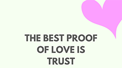 Vertrouwen op de liefde